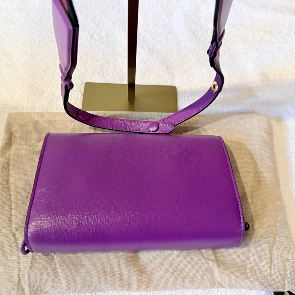 Gucci Purple Leather Women's Bag - Picture 4 of 11